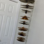 DIY Wall Mounted Cymbal Display Storage Rack