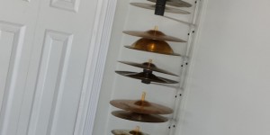 DIY Wall Mounted Cymbals Display Storage Rack