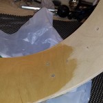 1st coat of poly - DIY Snare Drum Improvement