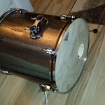 Finished floor tom to bass Drum conversion